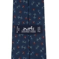 에르메스 남성 모르스 댄스 실크 넥타이 H006362T 09 썸네일 4