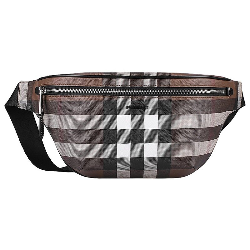 [비엔비명품관] BURBERRY 버버리 남성 이그재저레이트 체크 카슨 범 크로스백 - Burberry
