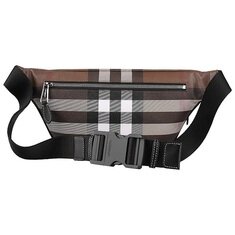 [비엔비명품관] BURBERRY 버버리 남성 이그재저레이트 체크 카슨 범 크로스백 썸네일 1