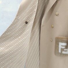 [럭스유] 38 / 펜디 FF 더블페이스 밍크 포켓 스트레이트 울 코트 FF8948 썸네일 4