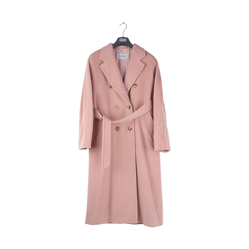 막스마라 101801 마담 캐시미어 아이콘 코트 42 라이트핑크 36780Y-1 - Max Mara