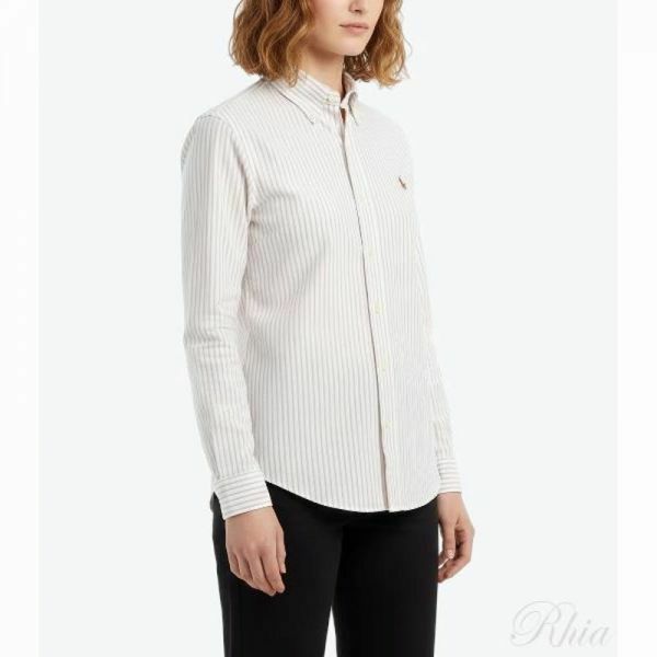폴로랄프로렌 헤링본 니트 옥스포드 셔츠 710934575003 - Polo Ralph Lauren