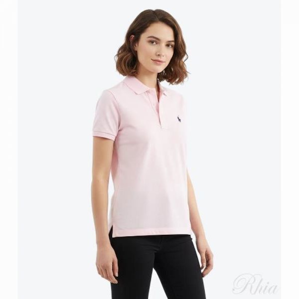 폴로랄프로렌 포니로고 자수 스트레치 코튼 반팔 카라티 211870245003 - Polo Ralph Lauren