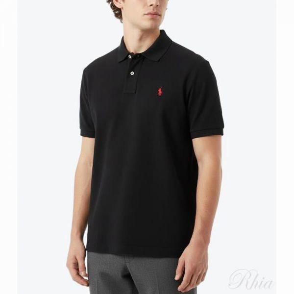 폴로랄프로렌 26SS 포니로고 자수 메쉬 반팔 카라티 710783656020 - Polo Ralph Lauren