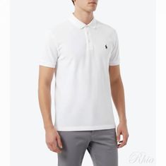 폴로랄프로렌 커스텀 슬림핏 스트레치 메시 폴로 셔츠 710941439002 썸네일 1