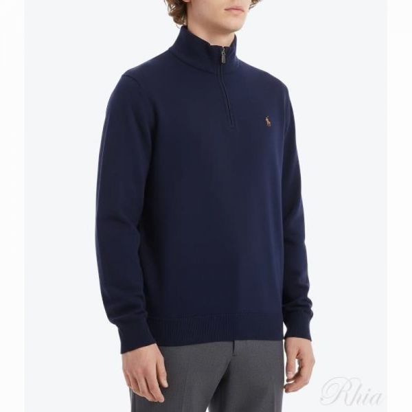 폴로랄프로렌 25 에스테이트립 하프 집 풀오버 710671929029 멀티 포니로고 하프짚업 - Polo Ralph Lauren