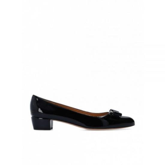 25FW 살바토레 페라가모 힐 펌프스 01B221591963 BLACK DOM - Salvatore Ferragamo
