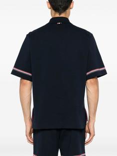 25SS 톰브라운 코튼 럭비 폴로 티셔츠 MJP209AJ0199415 NAVY DOM 썸네일 3