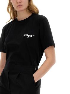 엠에스지엠 반팔 티셔츠 2000MDM54020000299 BLACK DOM 썸네일 4