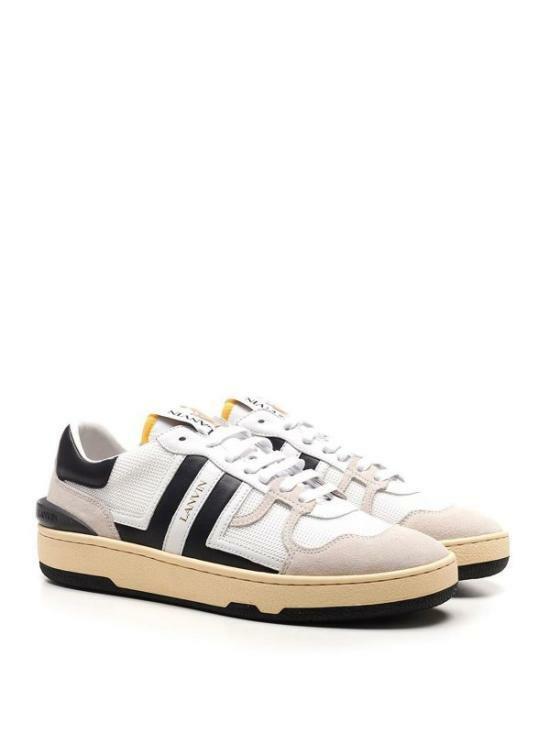 랑방 스니커즈 FWSKDK00NAS1P210010 WHITE BLACK DOM - Lanvin