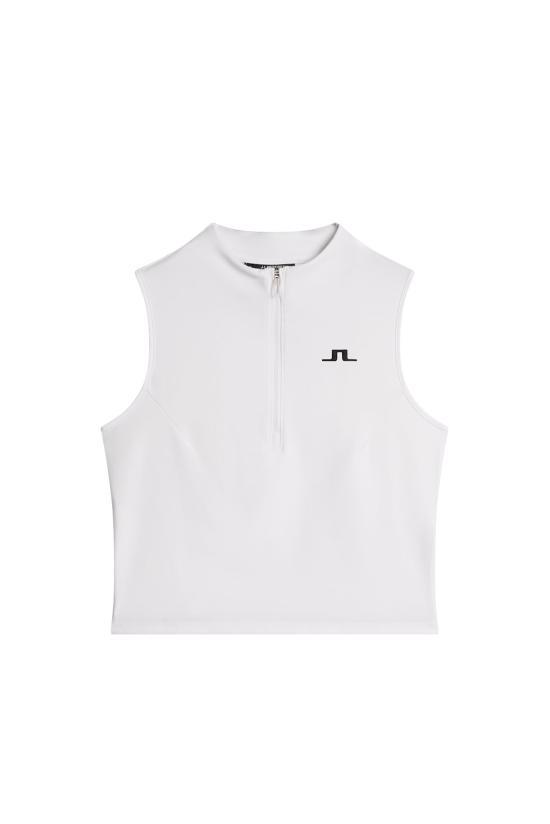 25SS 제이린드버그 민소매 티셔츠 AWJT126580000 WHITE DOM - J.Lindeberg