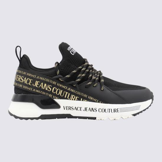 베르사체 스니커즈 77VA3SA8ZS908G89 BLACK GOLD DOM - Versace
