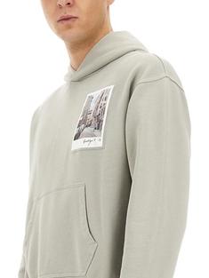 25SS 헬무트랭 후드 티셔츠 O10HM520B00 GREY DOM 썸네일 4