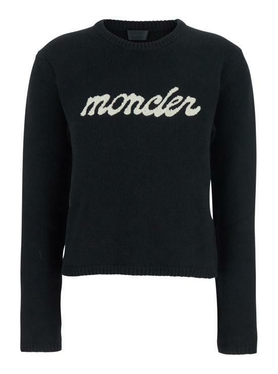 25FW 몽클레어 울 캐시미어 스웨터 9C00004M4281999 BLACK DOM - Moncler