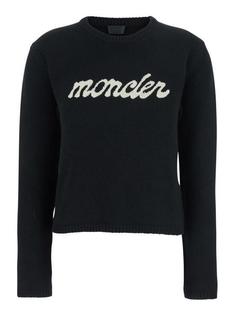 25FW 몽클레어 울 캐시미어 스웨터 9C00004M4281999 BLACK DOM 썸네일 1