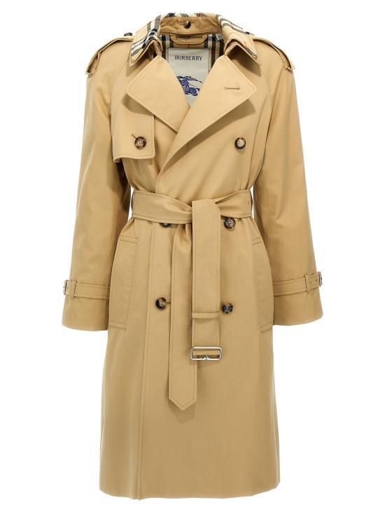 버버리 트렌치 코트 8091066 FLAX DOM - Burberry