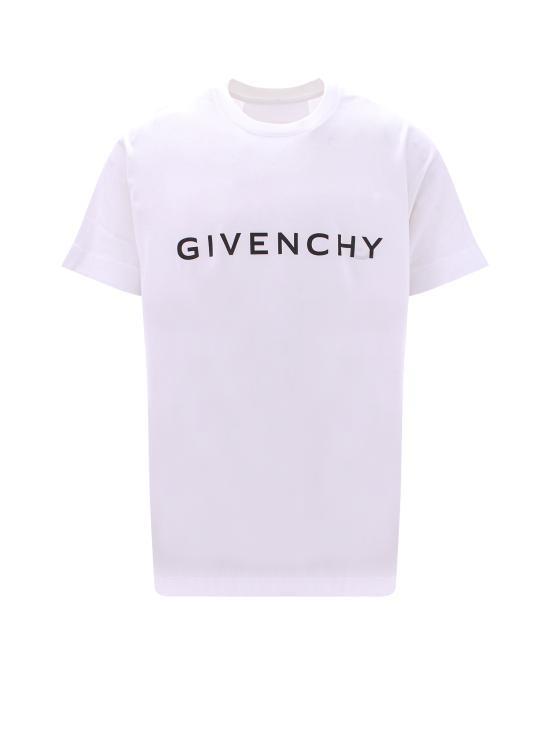 지방시 반팔 티셔츠 BM716N3YAC100 WHITE DOM - Givenchy