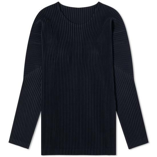 옴므 플리세 이세이 미야케 긴팔 티셔츠 HP46JK42175 DOM - Issey Miyake