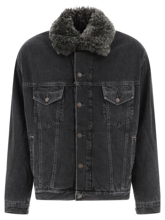 아크네 스튜디오 데님 자켓 C90178900 BLACK DOM - Acne Studios