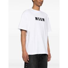 엠에스지엠 반팔 티셔츠 3640MM12824700201 WHITE DOM 썸네일 3