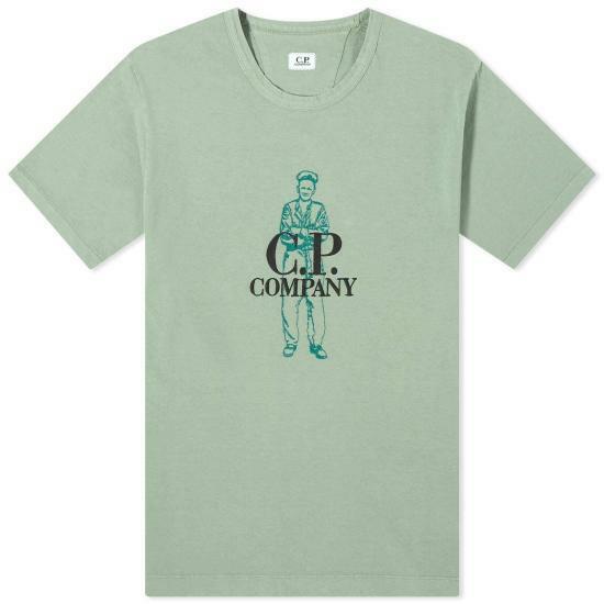 씨피 컴퍼니 반팔 티셔츠 16CMTS302A006057O626 GREEN BAY DOM - CP company