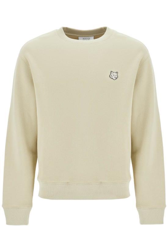 메종키츠네 볼드 폭스 헤드 패치 컴포트 스웨트셔츠 MW00315KM0307P357 CANVAS DOM - Maison Kitsune