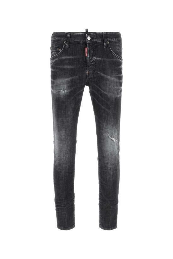 25FW 디스퀘어드2 데님 팬츠 S74LB1726S30357900 BLACK DOM - Dsquared2
