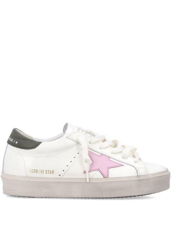골든구스 하이스타 스니커즈 GWF00118F00687212170 WHITE DOM - Golden Goose