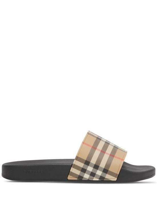 버버리 체크 패턴 FURLEY 슬라이드 8057037 DOM - Burberry