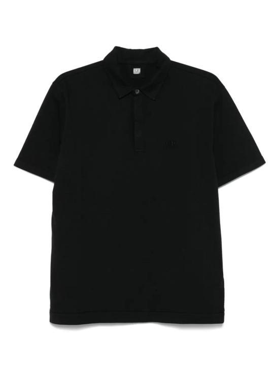 25SS 씨피 컴퍼니 폴로 티셔츠 18CMPL290A006057O999 BLACK DOM - CP company
