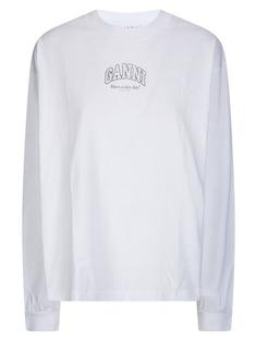 26SS 가니 긴팔 티셔츠 A1050068151 BRIGHT WHITE DOM 썸네일 1
