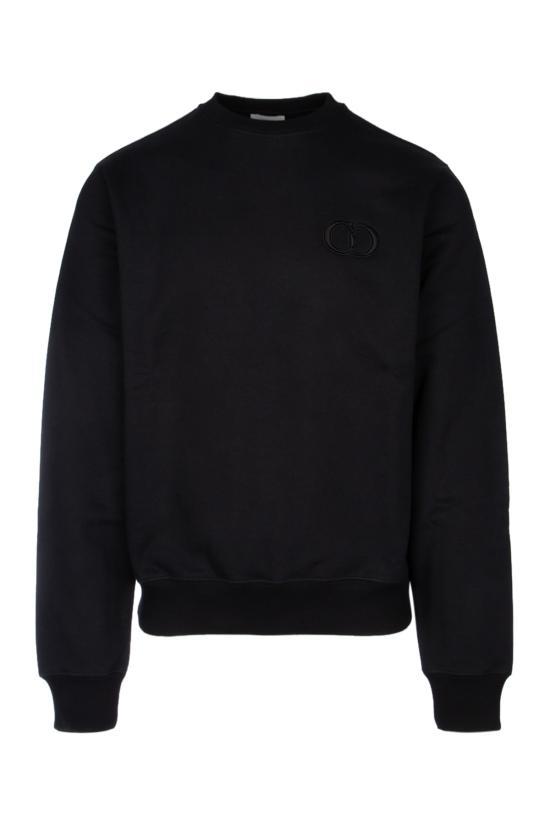 25FW 디올 긴팔 티셔츠 113J699A0531989 BLACK DOM - Christian Dior