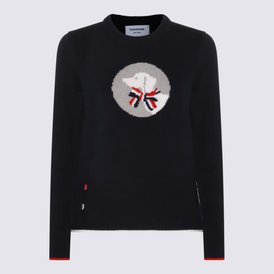 톰브라운 스웨터 FKA442AY1030415 NAVY DOM - Thom Browne