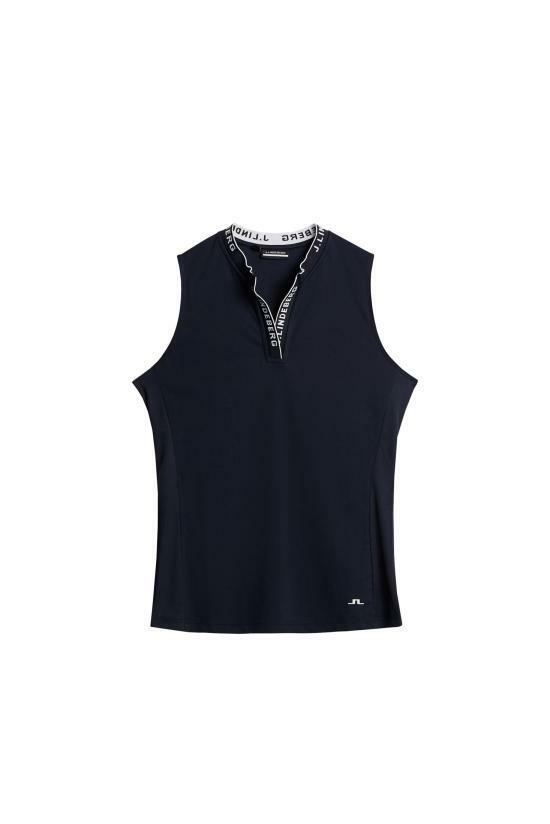 25SS 제이린드버그 민소매 티셔츠 GWJT117946855 JL NAVY DOM - J.Lindeberg
