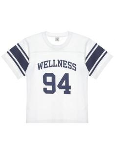 스포티앤리치 반팔 티셔츠 TO038S409WW WHITE NAVY DOM 썸네일 1