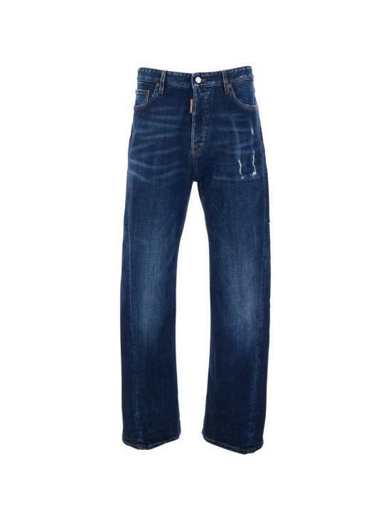26SS 디스퀘어드2 스트레이트 팬츠 S74LB1916S30664470 BLUE DOM - Dsquared2