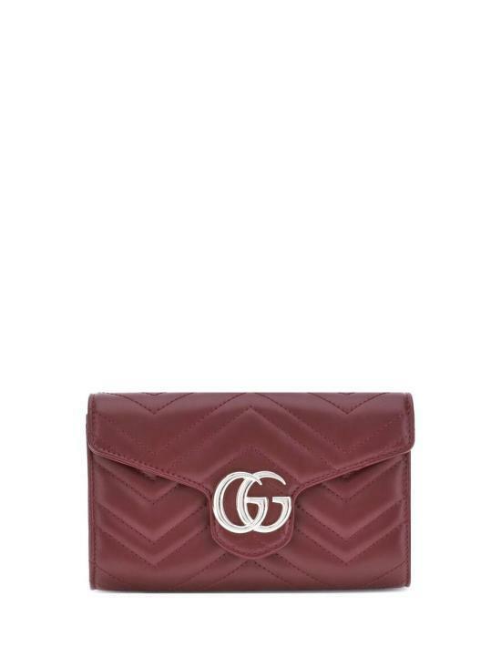 25FW 구찌 GG 마몽 체인 월랫 837745AAET86207 DOM - Gucci