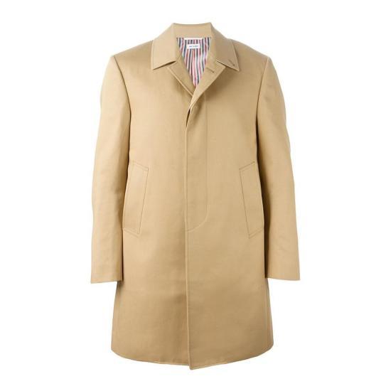 25FW 톰브라운 발마칸 칼라 매킨토시 오버코트 MOC001A00249250 KHAKI DOM - Thom Browne