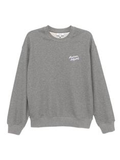 25FW 메종키츠네 핸드라이팅 컴포트 스웨트셔츠 MM00315KM03410365 MEDIUM GREY WHITE DOM 썸네일 1