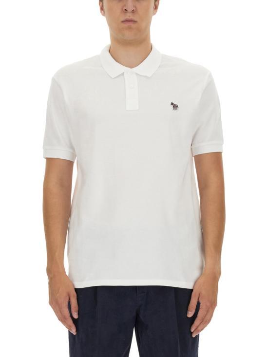 폴 스미스 폴로 티셔츠 M2R183KKZEBRA01 WHITE DOM - Paul Smith