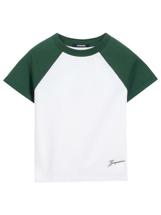 25SS 자크뮈스 반팔 티셔츠 251JS2052031050 MULTI GREEN DOM - Jacquemus