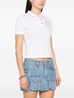 25SS 베르사체 폴로 티셔츠 78HAGT00CJ01TG03 WHITE GOLD DOM 썸네일 6