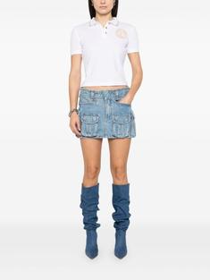 25SS 베르사체 폴로 티셔츠 78HAGT00CJ01TG03 WHITE GOLD DOM 썸네일 8