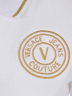 25SS 베르사체 폴로 티셔츠 78HAGT00CJ01TG03 WHITE GOLD DOM 썸네일 3