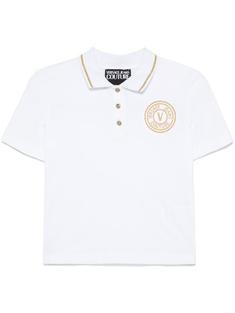 25SS 베르사체 폴로 티셔츠 78HAGT00CJ01TG03 WHITE GOLD DOM 썸네일 4