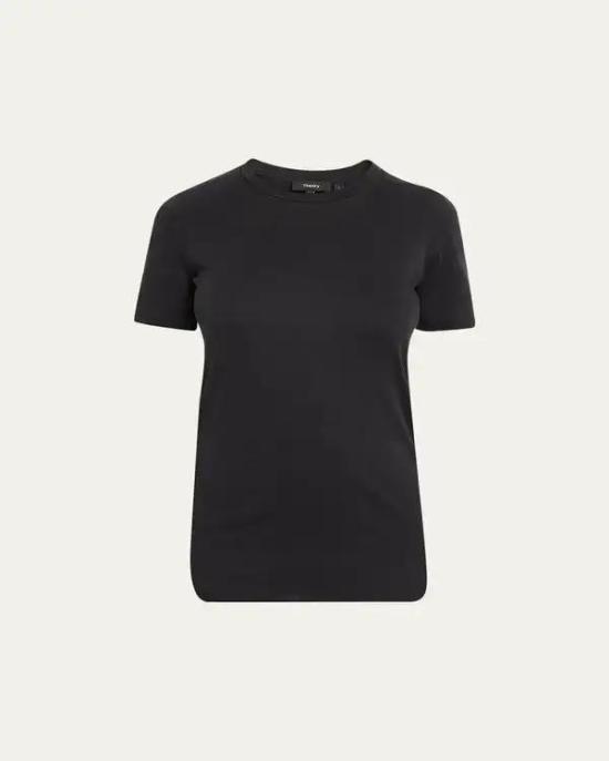 26SS 띠어리 반팔 티셔츠 F0024507001 BLACK DOM - Theory