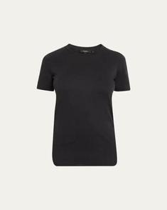 26SS 띠어리 반팔 티셔츠 F0024507001 BLACK DOM 썸네일 1
