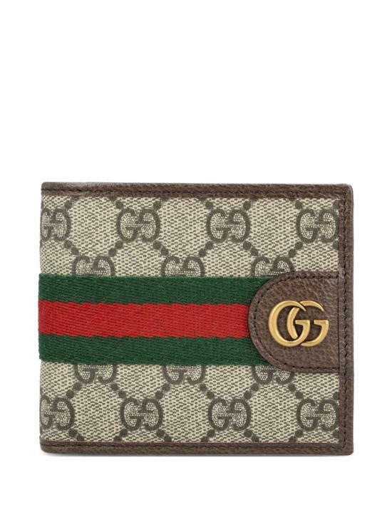 26SS 구찌 남성지갑 834271FAEOI9746 BEIGE DARK BROWN DOM - Gucci