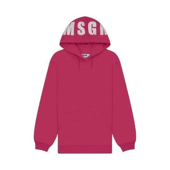 엠에스지엠 후드 티셔츠 3641MDM53524700015 PINK DOM - MSGM