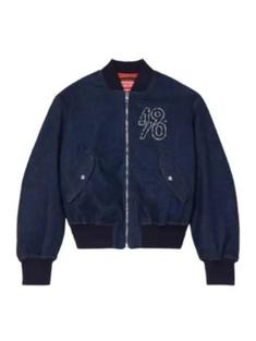 겐조 봄버 자켓 FE65DB1016A1DM RINSE BLUE DENIM DOM 썸네일 1